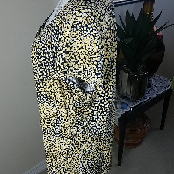 Hearts of palm, women's yellow, black, white top, Very comfortable, size… - Picture 4 of 6